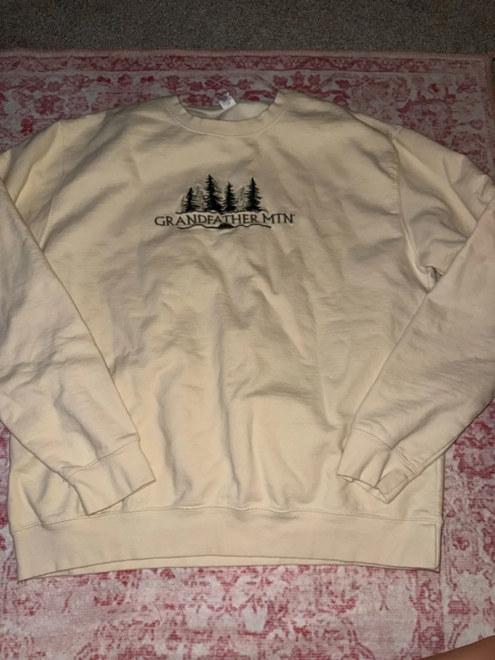 Cream Crewneck Sweatshirt - Picture 1 of 2